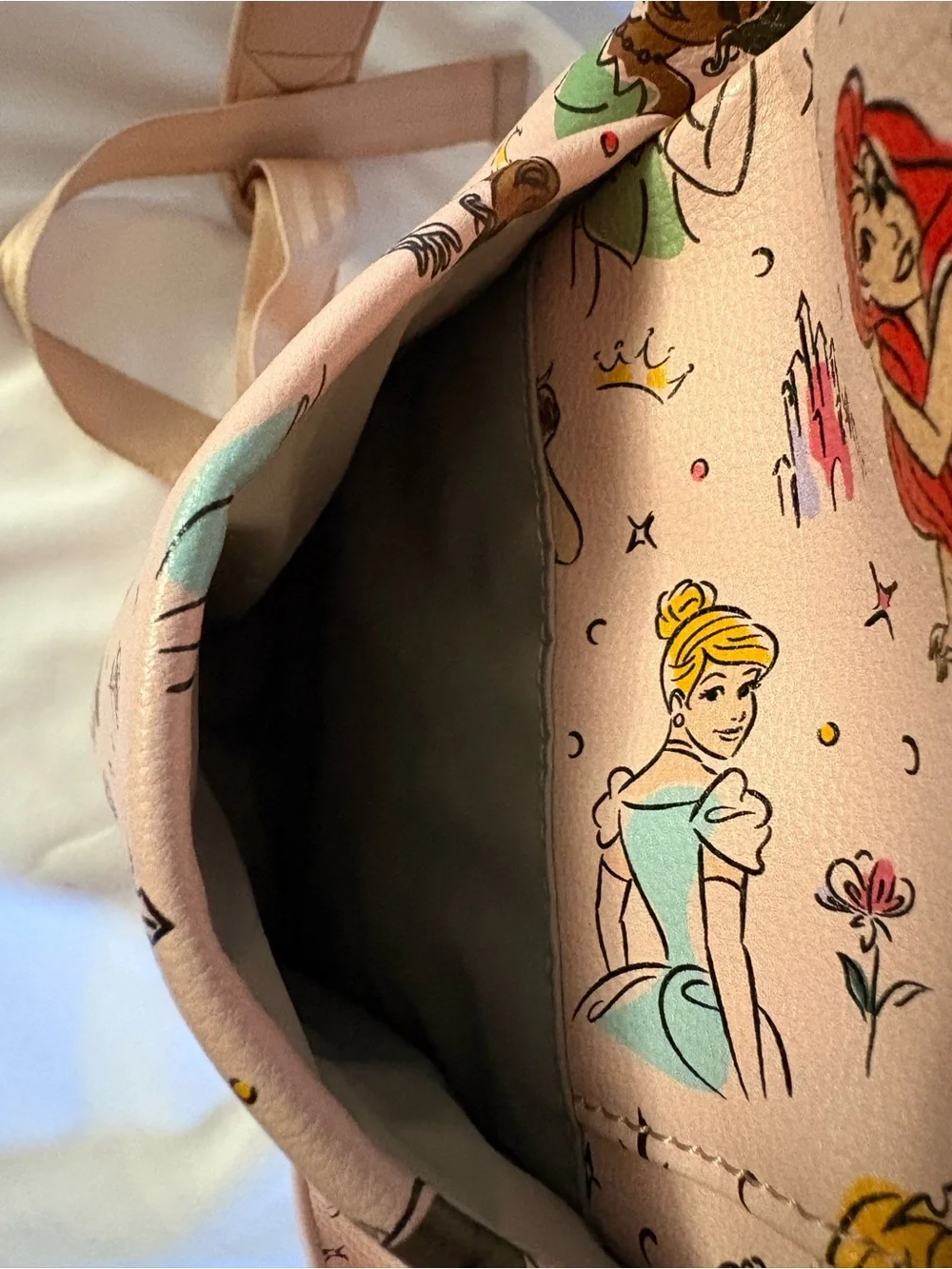 Petunia Pig Disney Princess Pattern Backpack